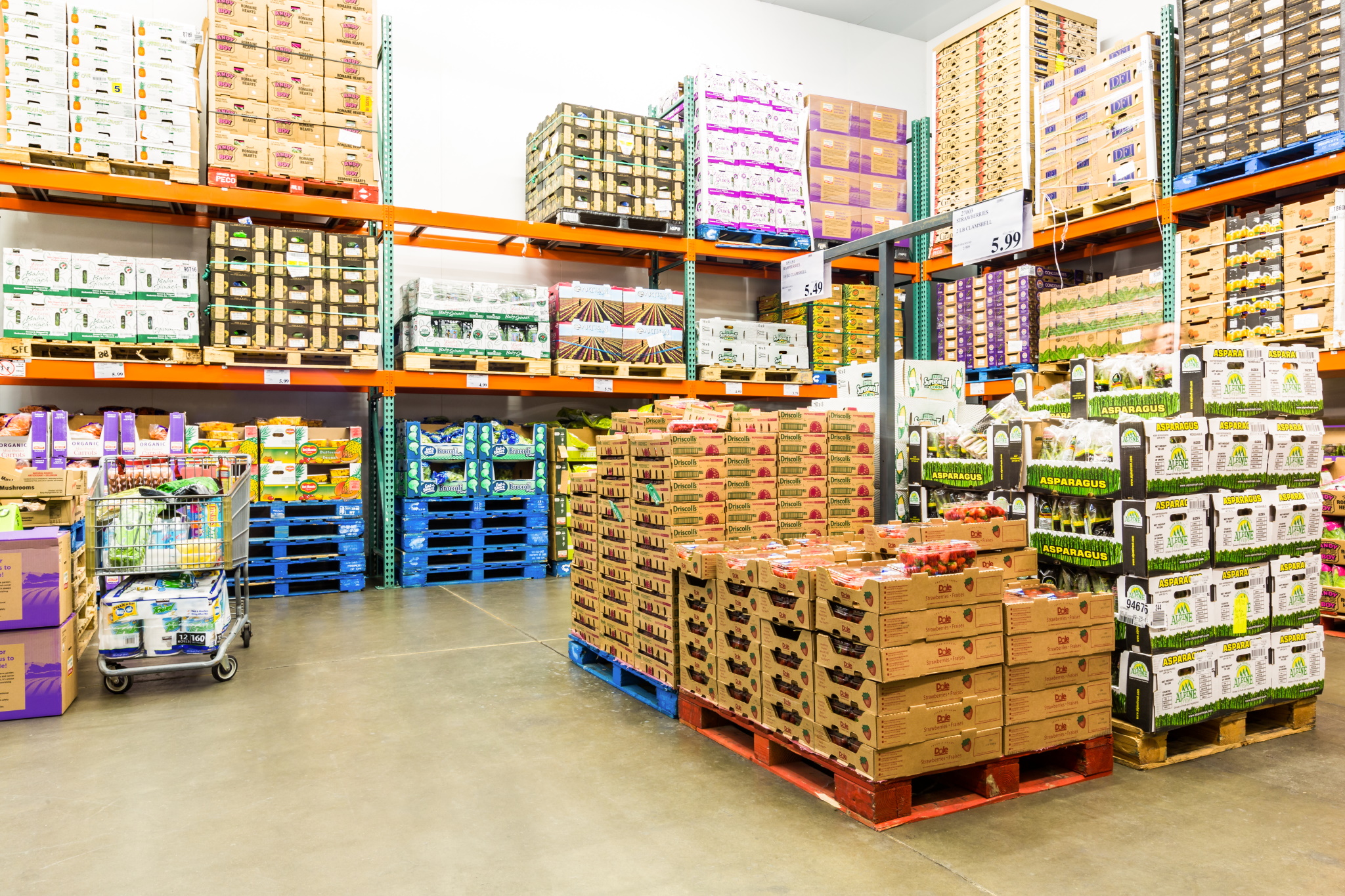 A warehouse has many opportunities for improvement