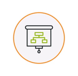 logo inside circle
